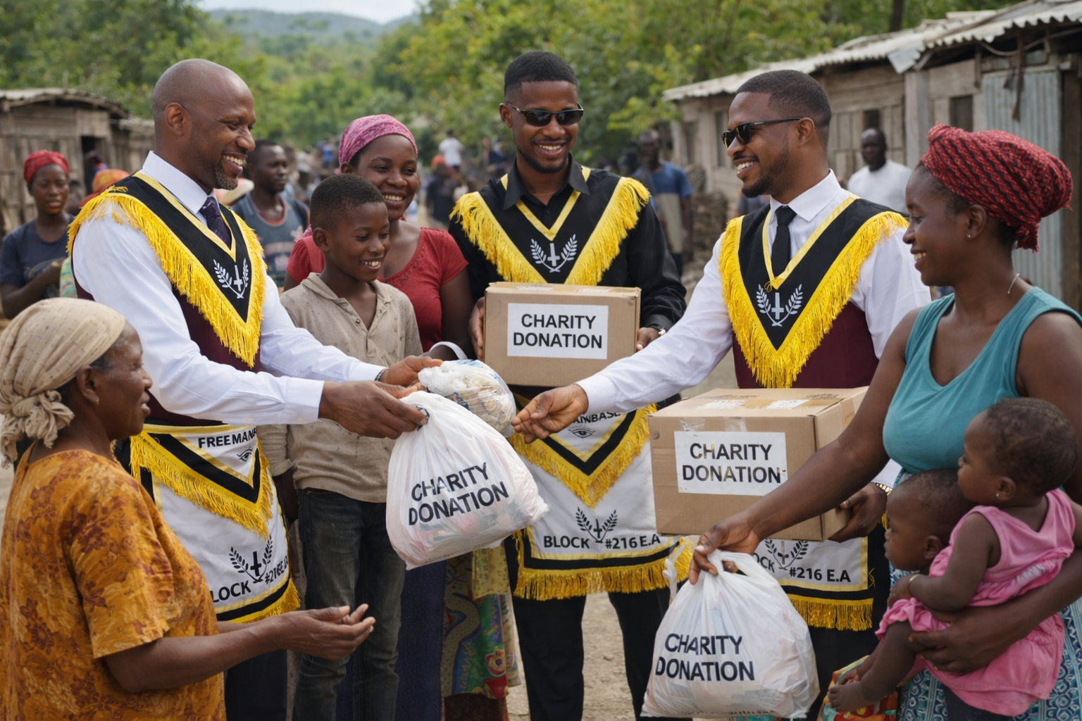 freemanbase charity event in action